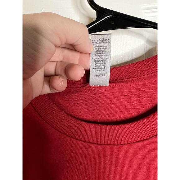 Gildan Men's Heavy Cotton T-Shirt, Style G500 Cardinal  Red Size Large NWOT - Picture 5 of 7